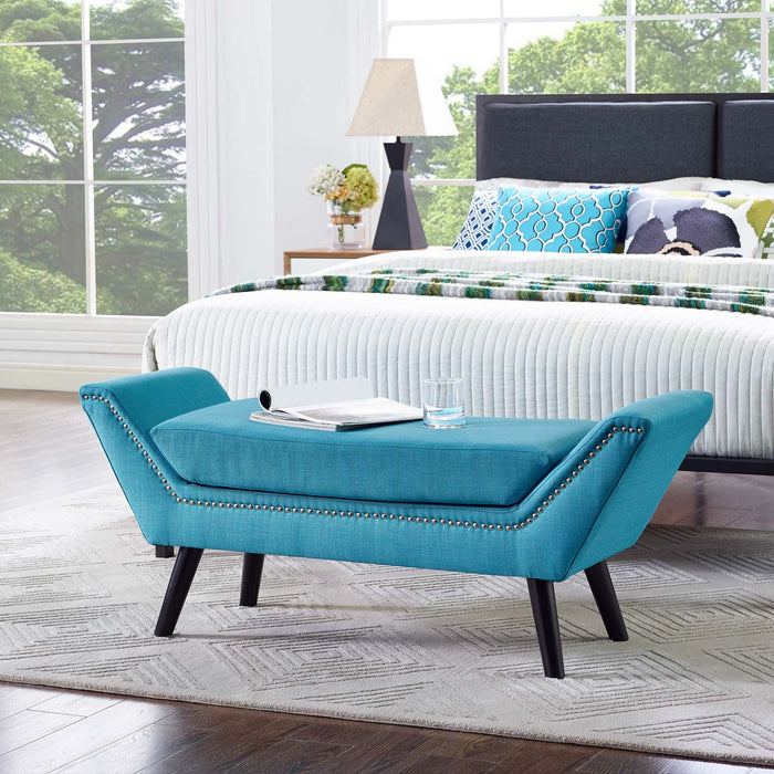 Gambol Upholstered Fabric Bench