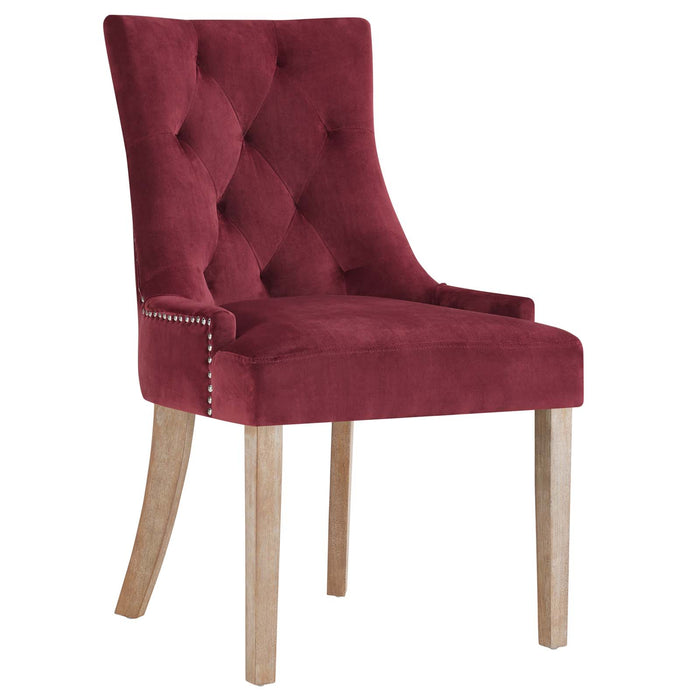 Pose Performance Velvet Dining Chair