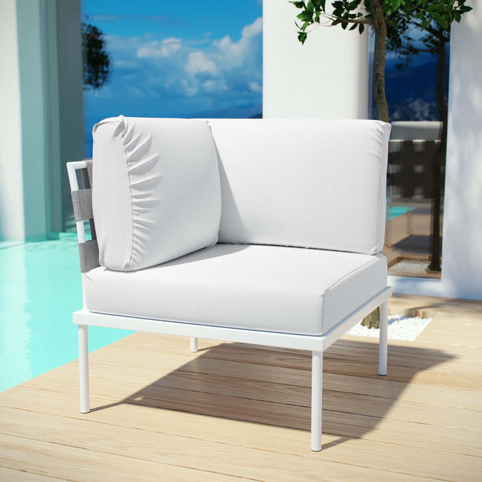 Harmony Outdoor Patio Aluminum Corner Sofa