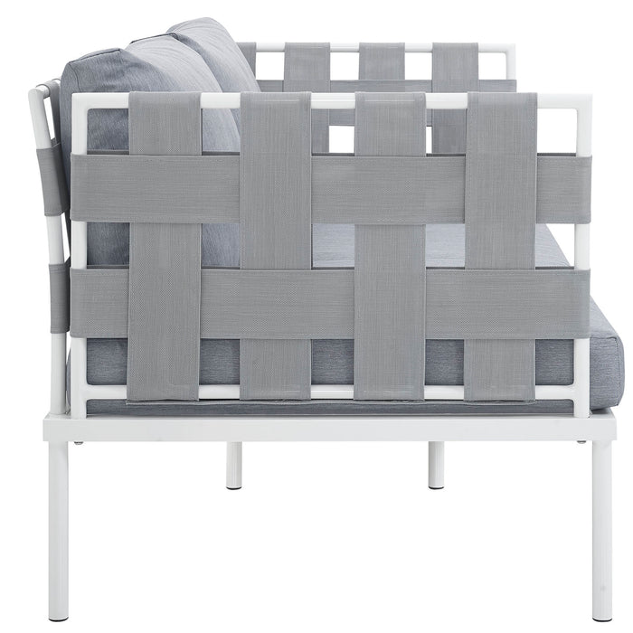 Harmony Outdoor Patio Aluminum Loveseat