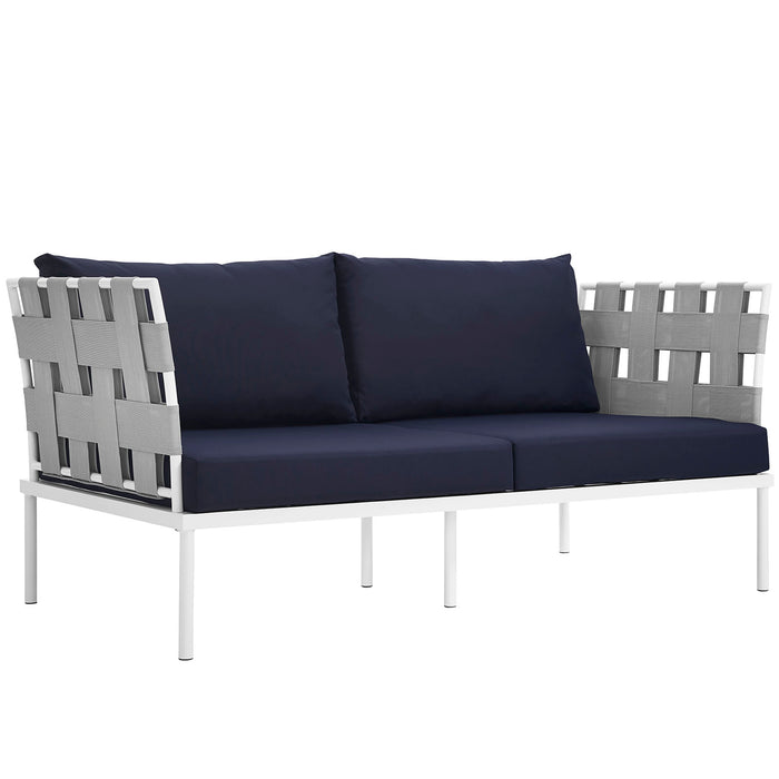 Harmony Outdoor Patio Aluminum Loveseat