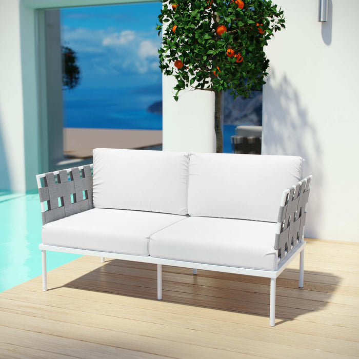 Harmony Outdoor Patio Aluminum Loveseat