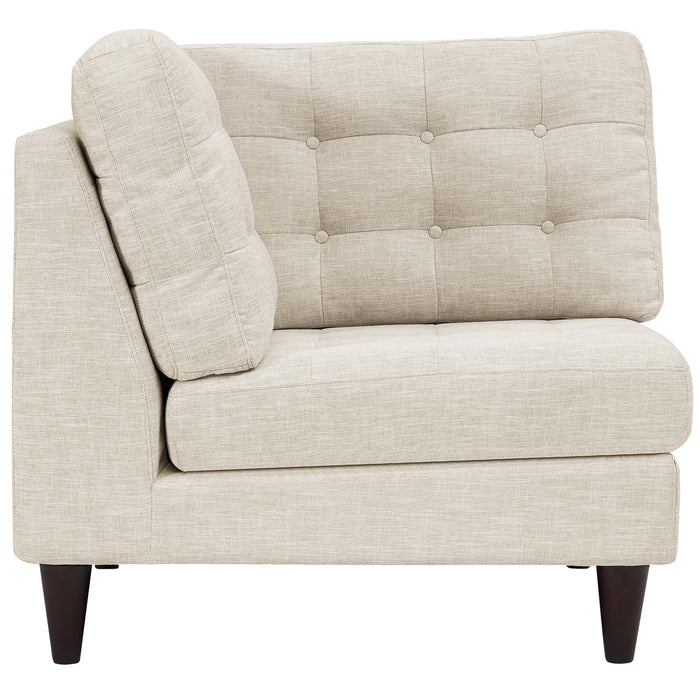 Empress Upholstered Fabric Corner Sofa