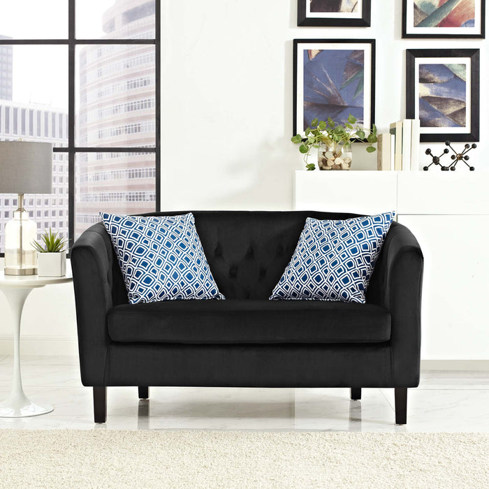 Prospect Performance Velvet Loveseat