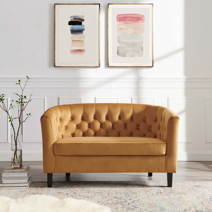 Prospect Performance Velvet Loveseat