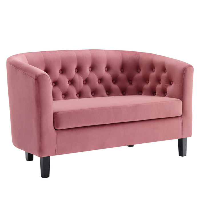 Prospect Performance Velvet Loveseat