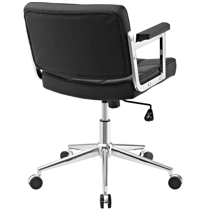 Portray Mid Back Upholstered Vinyl Office Chair