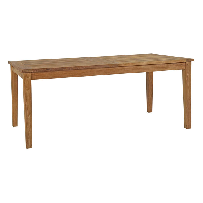 Marina Extendable Outdoor Patio Teak Dining Table