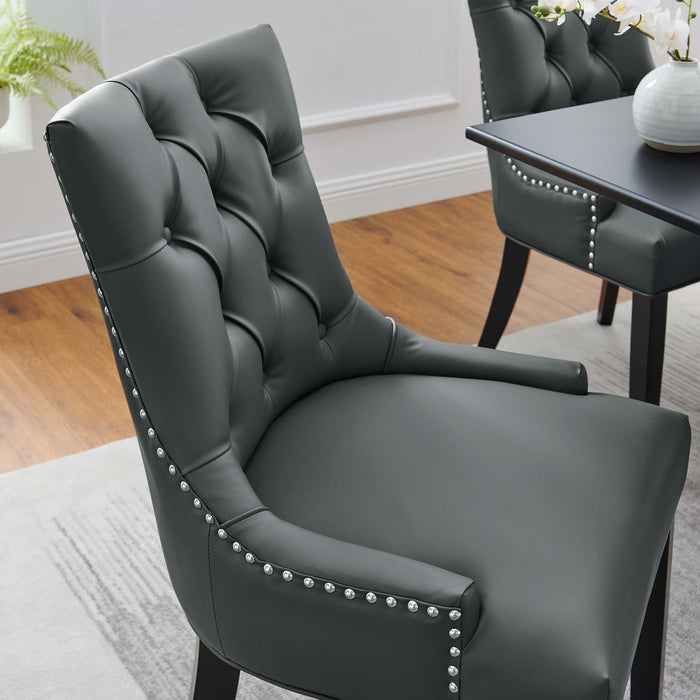 Regent Dining Side Chair Vinyl Set of 2