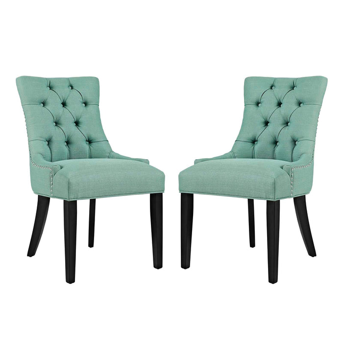 Regent Dining Side Chair Fabric Set of 2