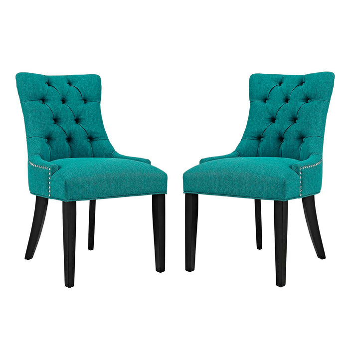 Regent Dining Side Chair Fabric Set of 2