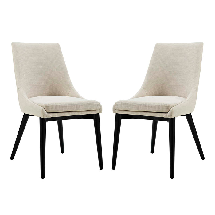 Viscount Dining Side Chair Fabric Set of 2