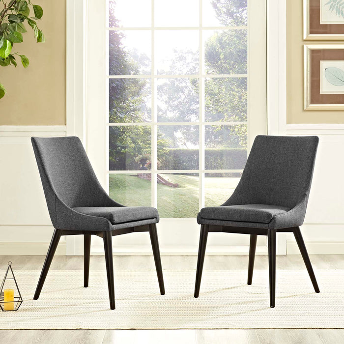 Viscount Dining Side Chair Fabric Set of 2