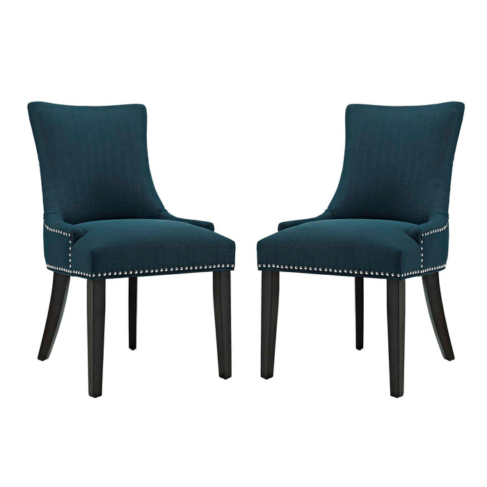 Marquis Dining Side Chair Fabric Set of 2