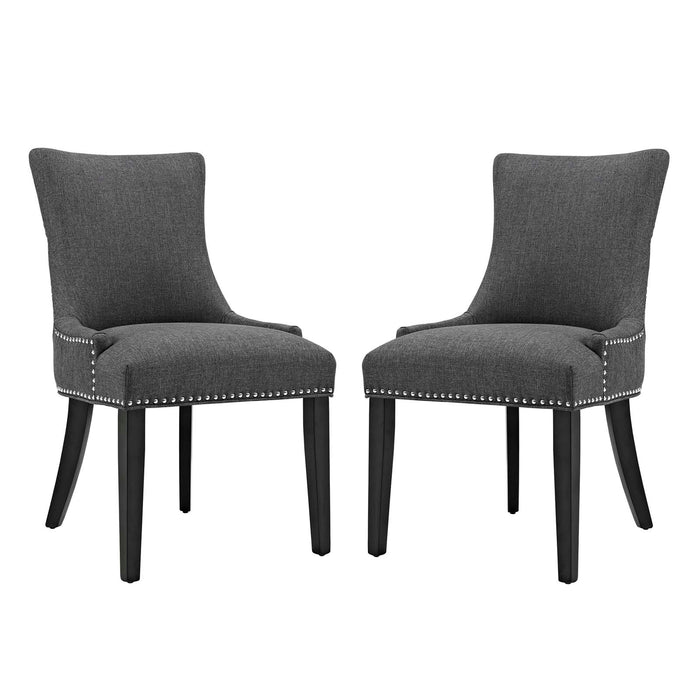 Marquis Dining Side Chair Fabric Set of 2