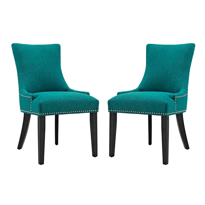 Marquis Dining Side Chair Fabric Set of 2