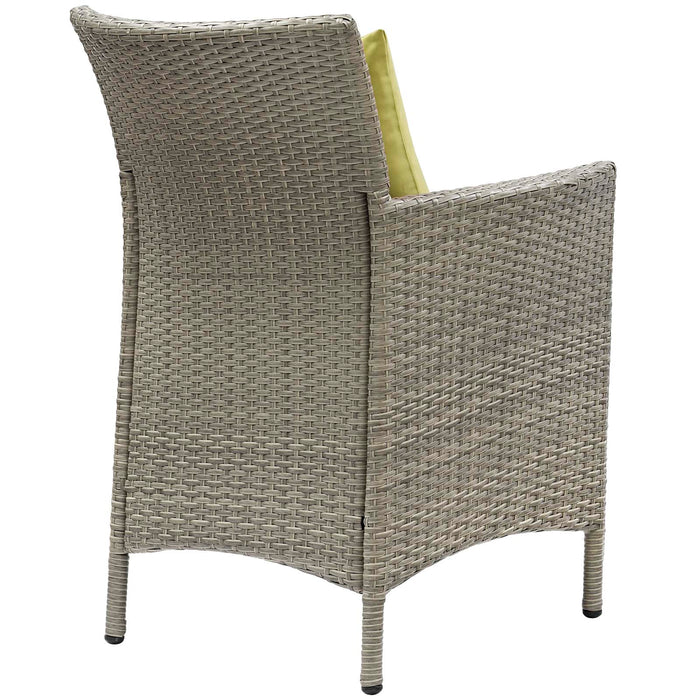 Conduit Outdoor Patio Wicker Rattan Dining Armchair