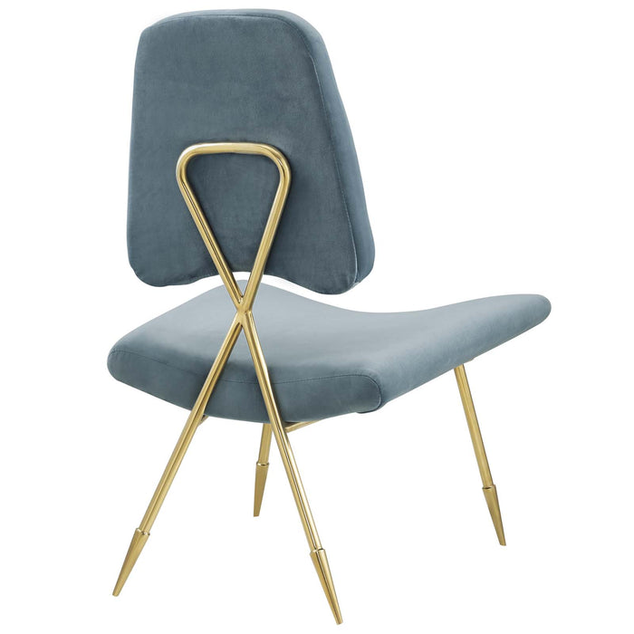 Ponder Performance Velvet Lounge Chair