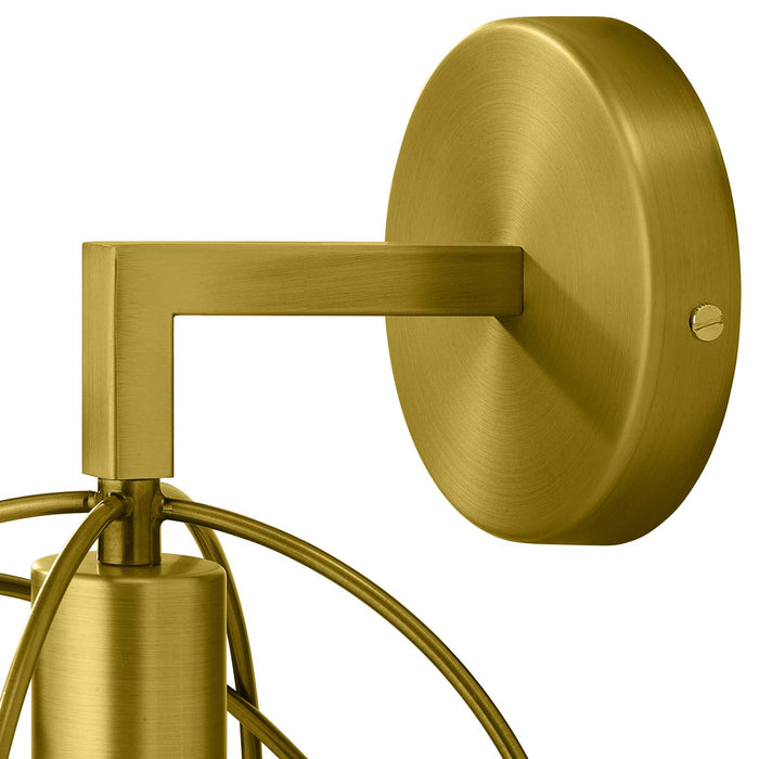 Perimeter Brass Wall Sconce Light Fixture