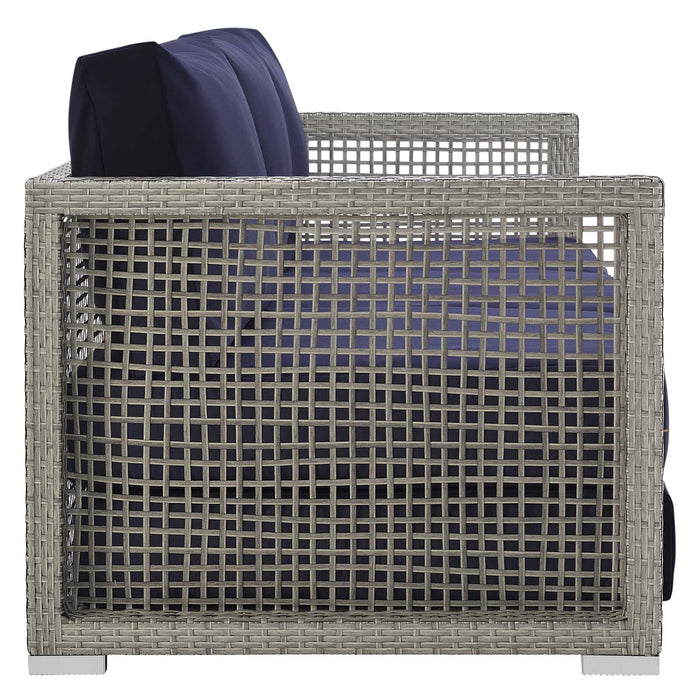 Aura Outdoor Patio Wicker Rattan Sofa