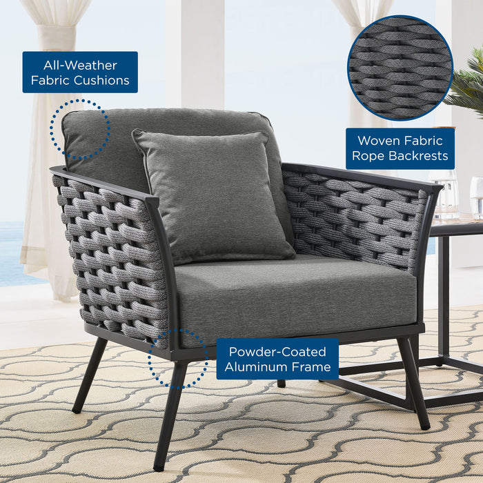 Stance Outdoor Patio Aluminum Armchair