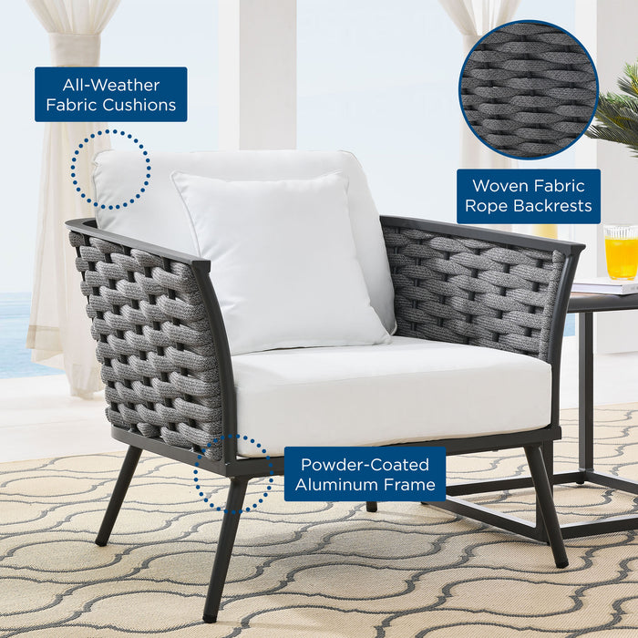 Stance Outdoor Patio Aluminum Armchair