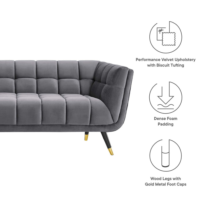 Adept Performance Velvet Sofa