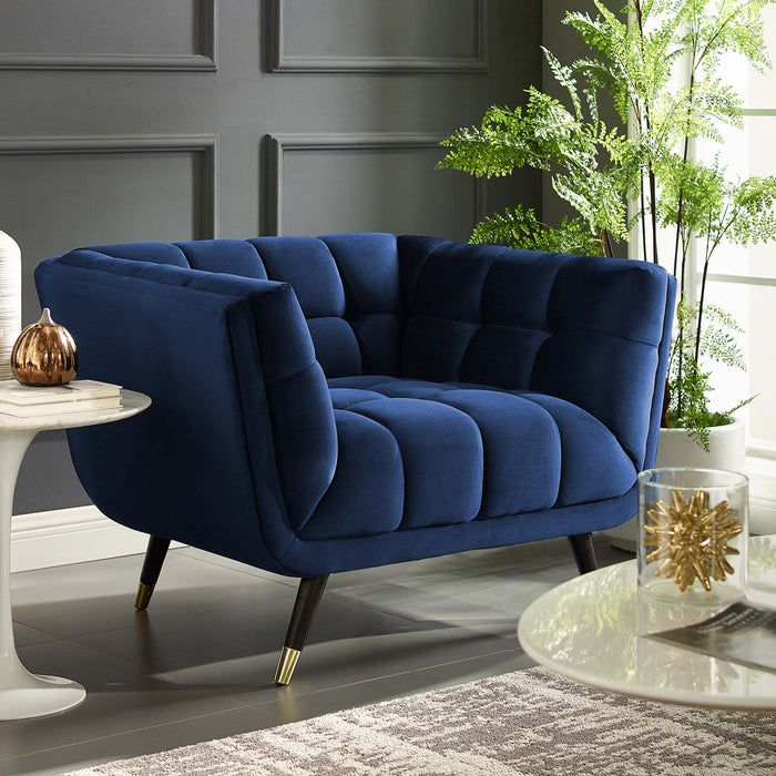 Adept Performance Velvet Armchair