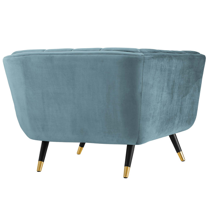 Adept Performance Velvet Armchair