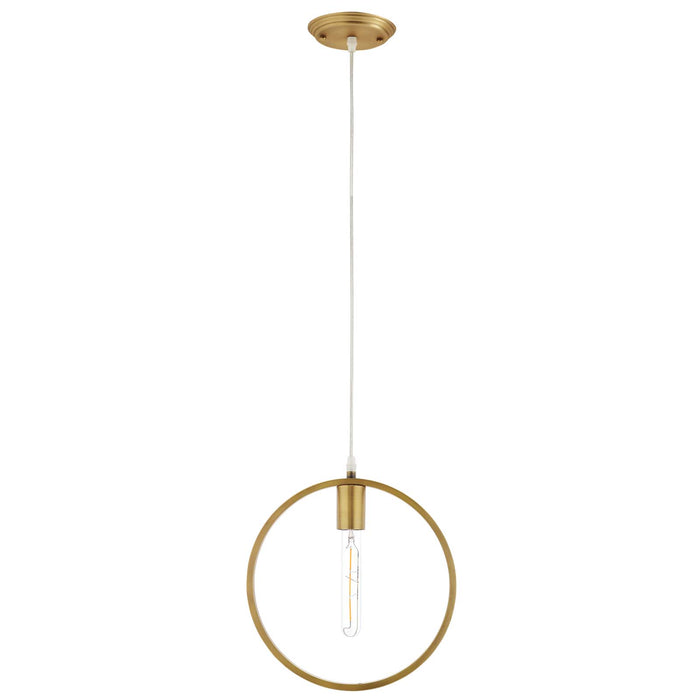 Orbit Brass Ceiling Pendant Light