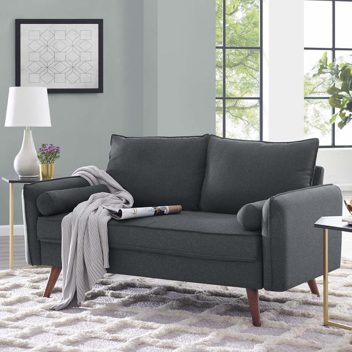 Revive Upholstered Fabric Loveseat