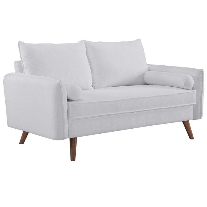 Revive Upholstered Fabric Loveseat