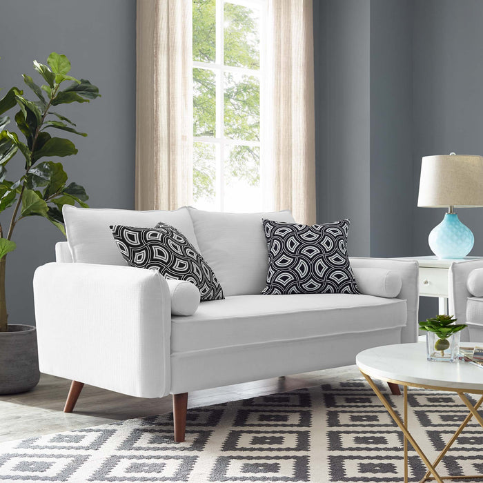 Revive Upholstered Fabric Loveseat