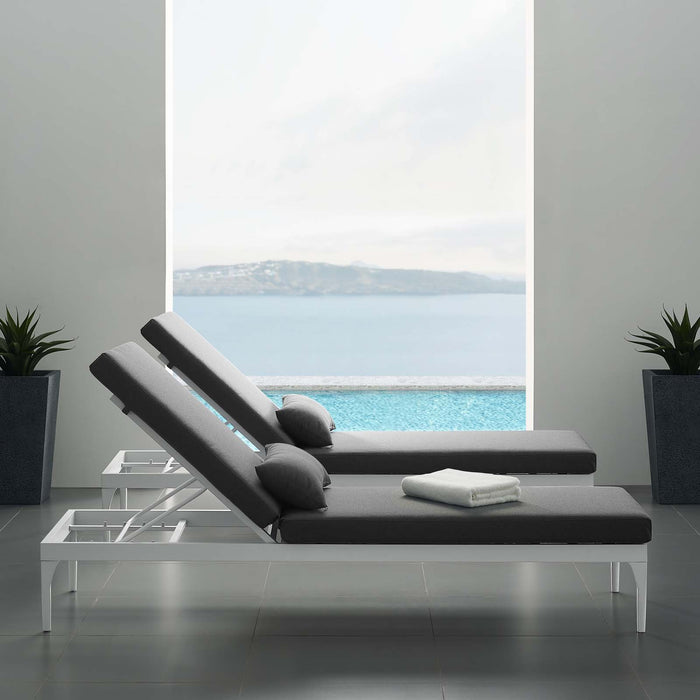 Perspective Cushion Outdoor Patio Chaise Lounge Chair