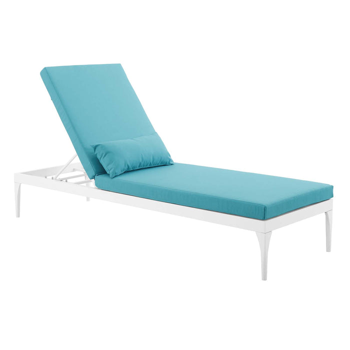 Perspective Cushion Outdoor Patio Chaise Lounge Chair