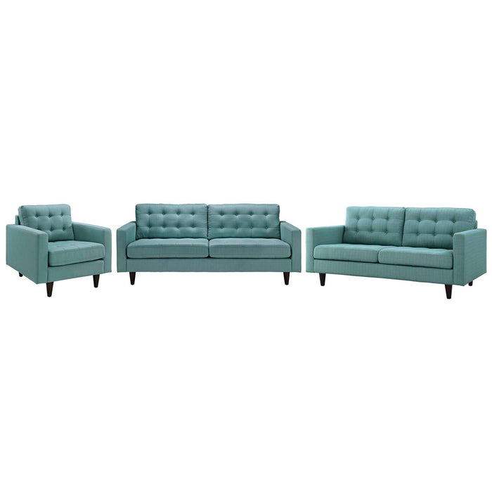 Empress Sofa, Loveseat and Armchair Set of 3