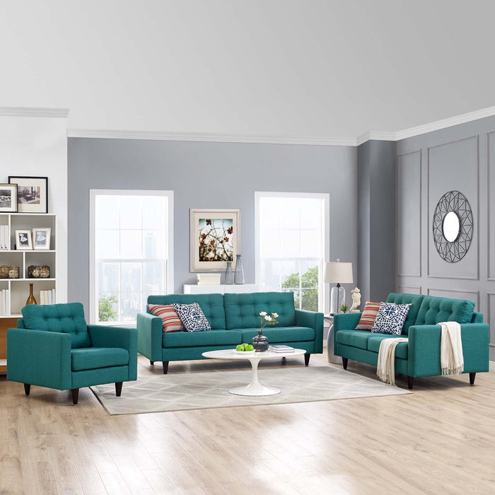 Empress Sofa, Loveseat and Armchair Set of 3