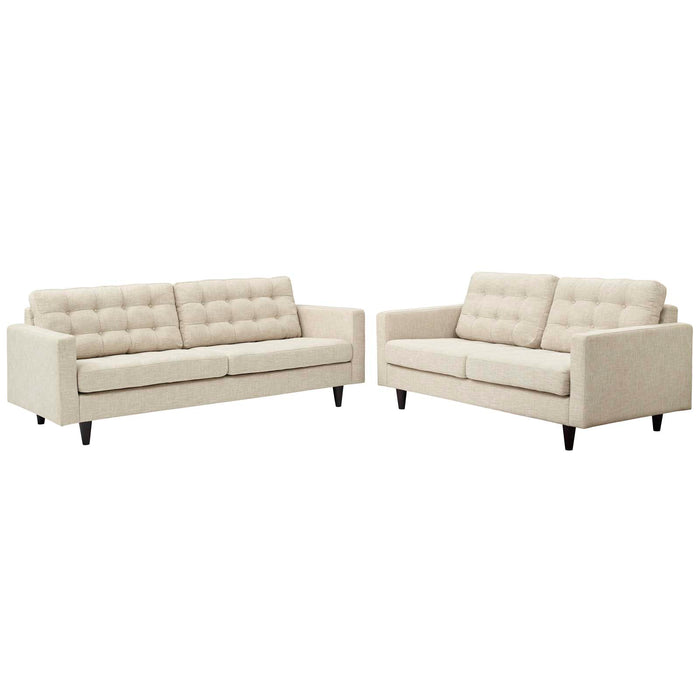 Empress Sofa and Loveseat Set of 2