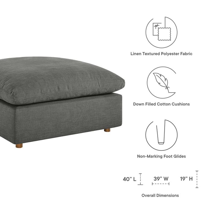 Commix Down Filled Overstuffed Ottoman