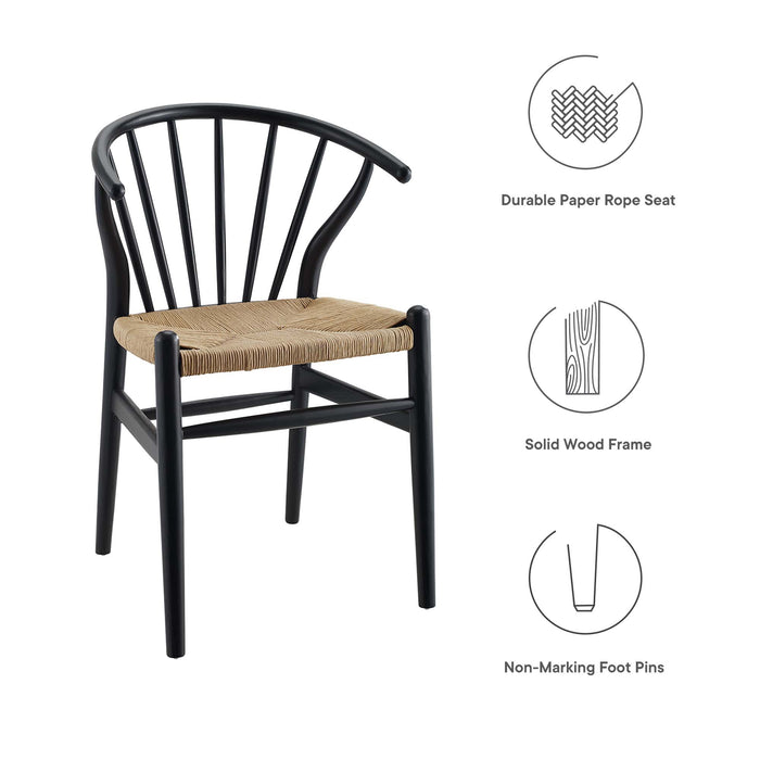 Flourish Spindle Wood Dining Side Chair