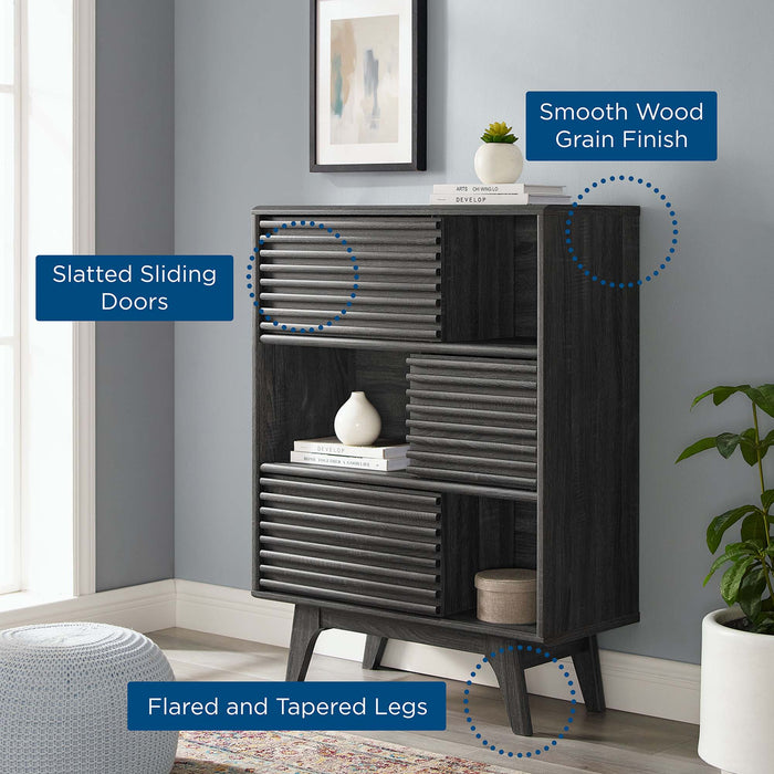 Render Three-Tier Display Storage Cabinet Stand