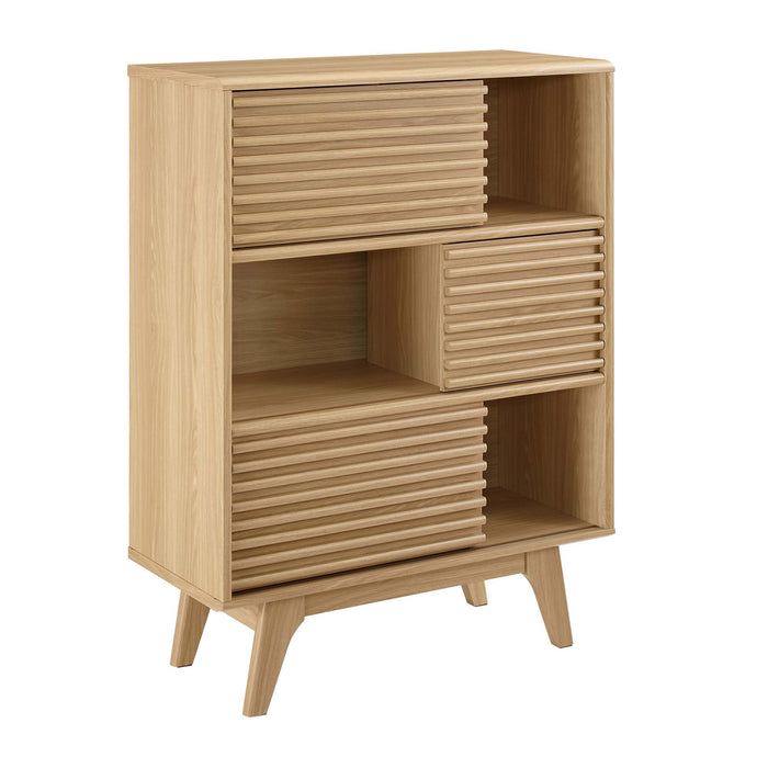 Render Three-Tier Display Storage Cabinet Stand