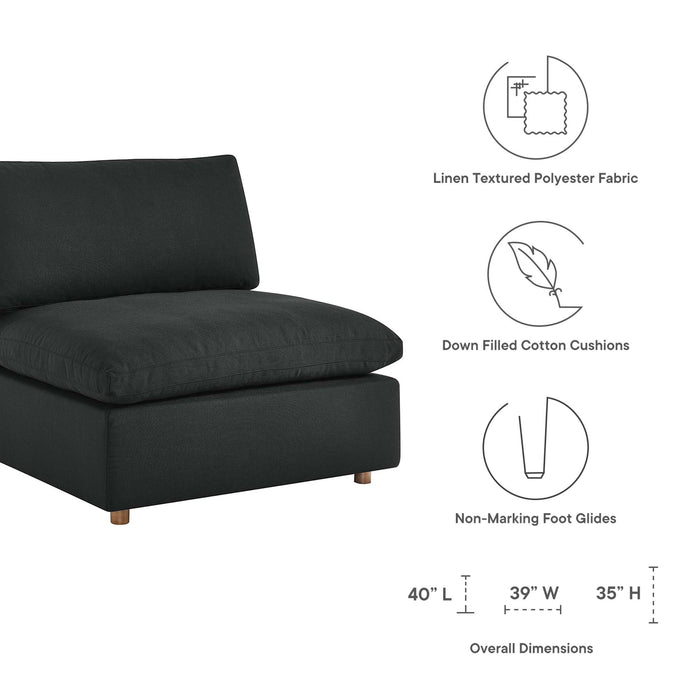 Commix Down Filled Overstuffed 6-Piece Sectional Sofa