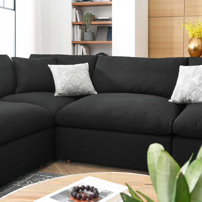 Commix Down Filled Overstuffed 8-Piece Sectional Sofa