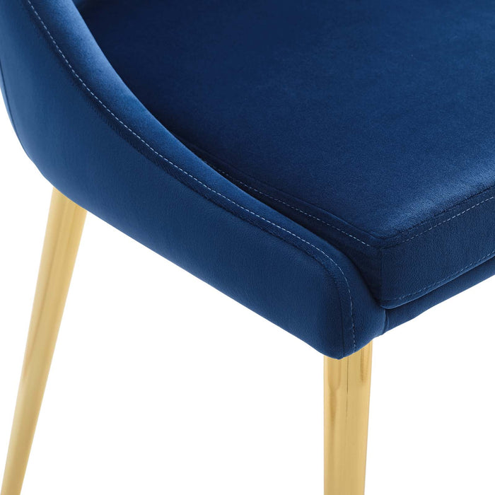 Viscount Modern Accent Performance Velvet Dining Chair