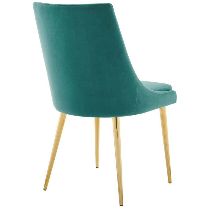 Viscount Modern Accent Performance Velvet Dining Chair