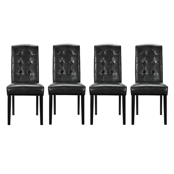 Perdure Dining Chairs Vinyl Set of 4