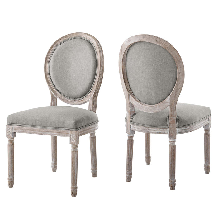 Emanate Dining Side Chair Upholstered Fabric Set of 2