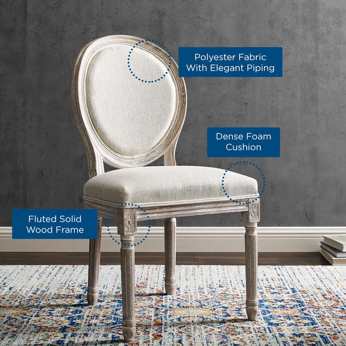 Emanate Dining Side Chair Upholstered Fabric Set of 4