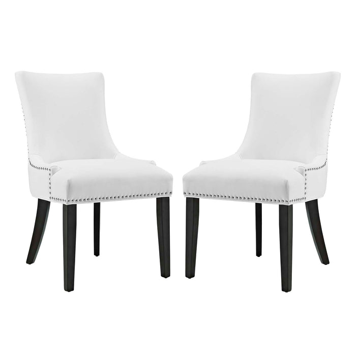 Marquis Dining Chair Faux Leather Set of 2